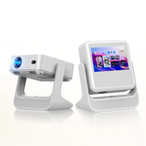 DEBONAIR Touch Play Full HD 1080p Smart Projector | World’s First Touchscreen with Auto (Focus+Screen Fit+Obstacle Avoidance) | Official Android | 11000 Lumens | HDMI USB| 10W Speaker Dual WiFi BT5.0